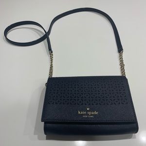 Navy Kate Spade Crossbody/Clutch